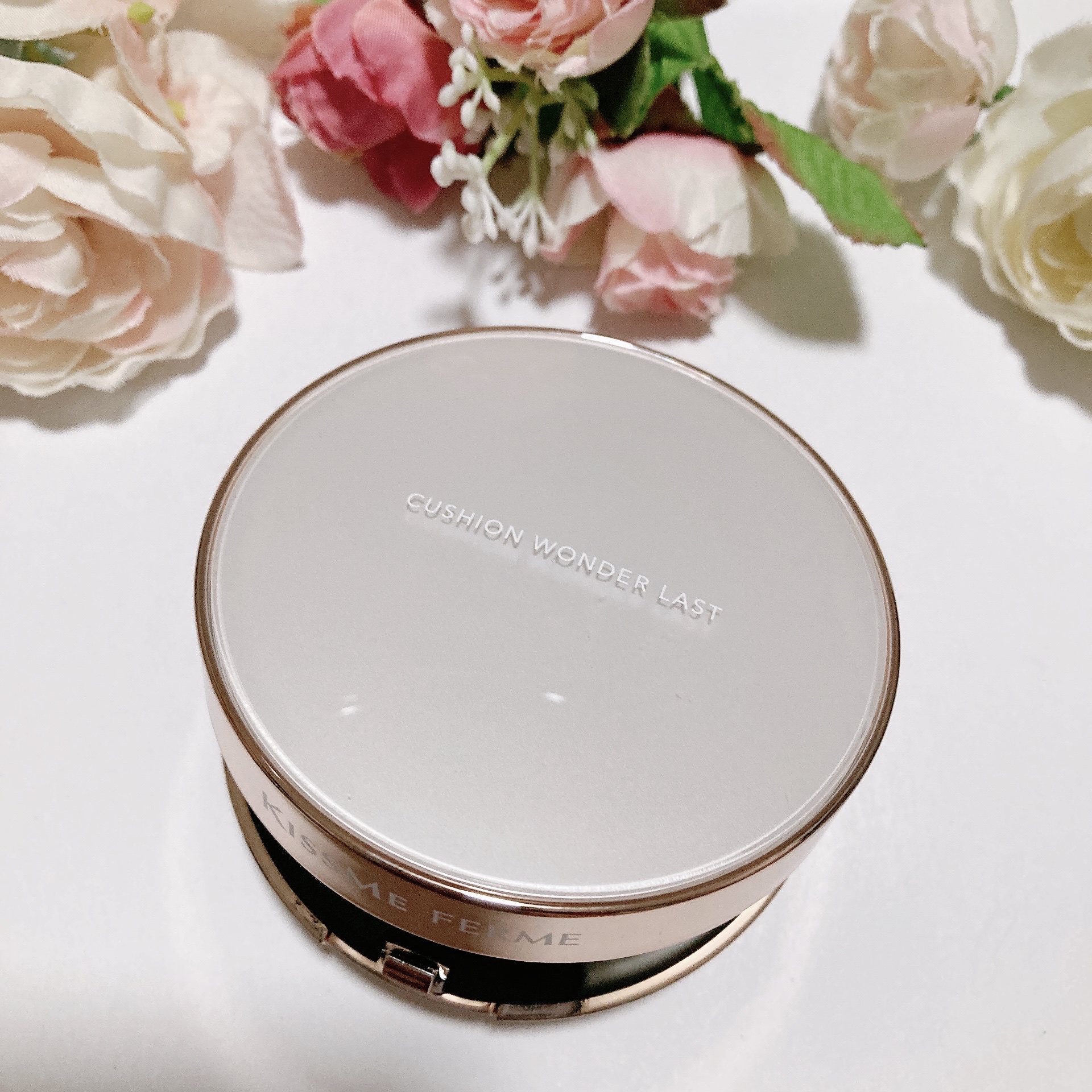 キスミー フェルム クッションワンダーラストＳＰ 02 ライト/キスミー フェルム/クッションファンデーションを使ったクチコミ（2枚目）