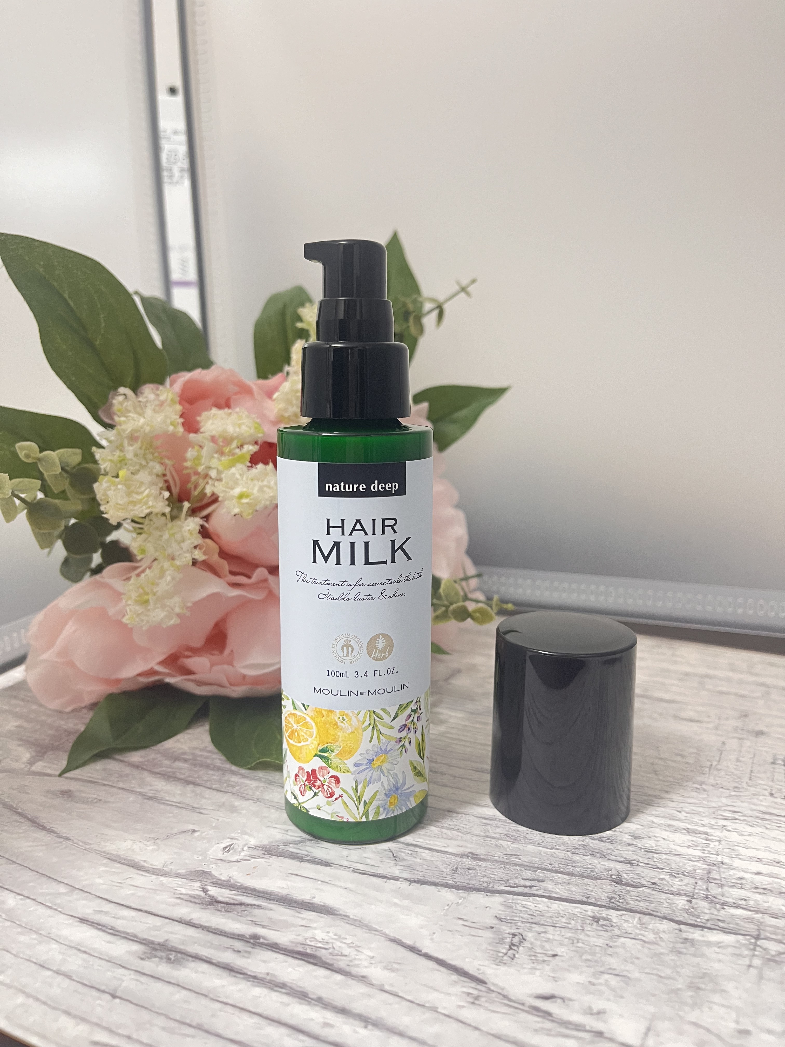 ツヤ髪ミルク/ネイチャーディープ /ヘアミルクを使ったクチコミ（2枚目）