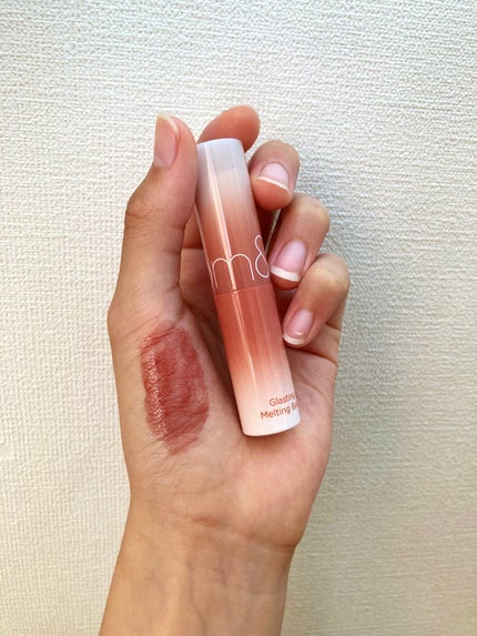 グラスティングメルティングバーム/rom&nd/リップバームを使ったクチコミ(3枚目)