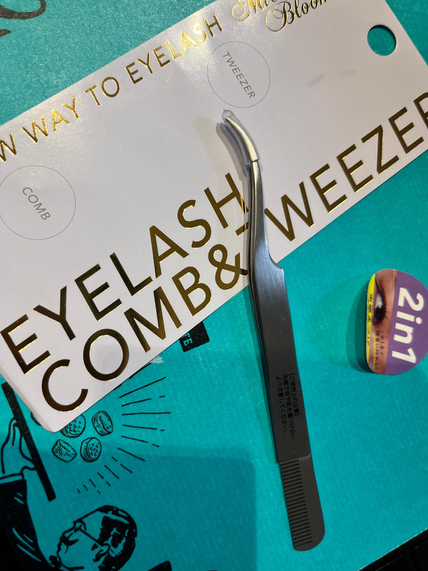 コーム&ツイーザー/ミッシュブルーミン/毛抜きを使ったクチコミ(1枚目)