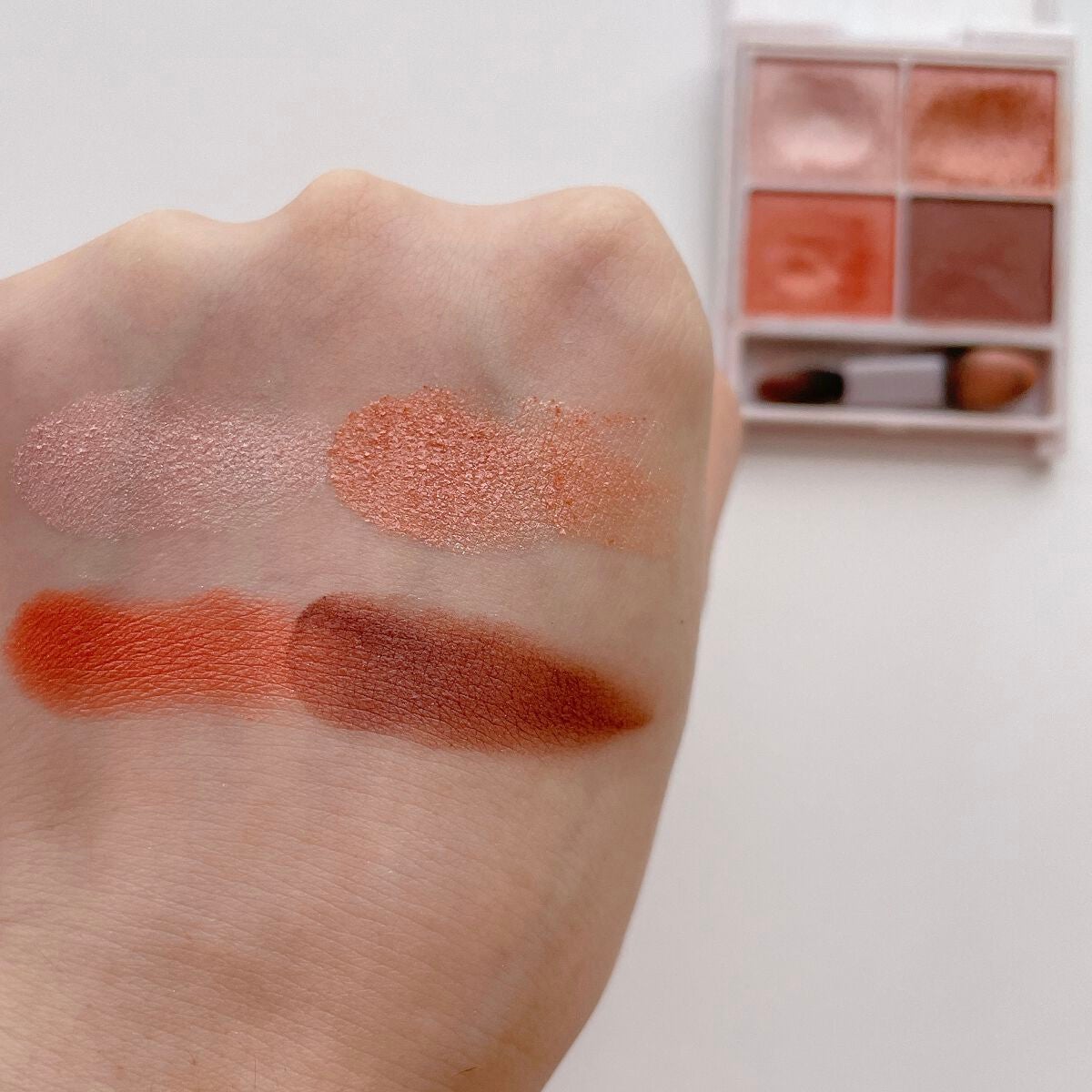 シルキースフレアイズ/キャンメイク/アイシャドウパレットを使ったクチコミ(6枚目)