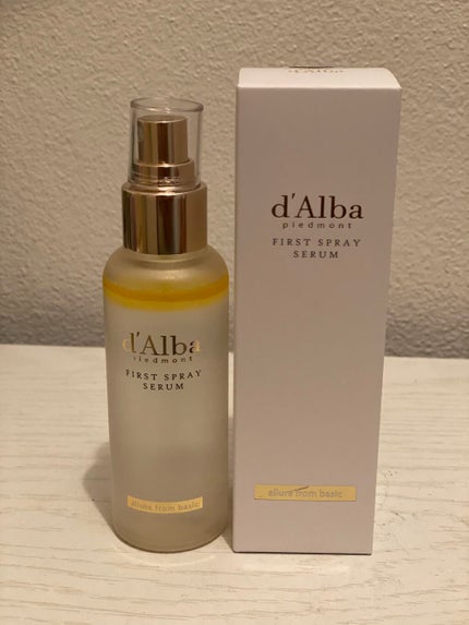 ダルバ ホワイトトリュフファーストスプレーセラム/ダルバ/ミスト状化粧水を使ったクチコミ(1枚目)