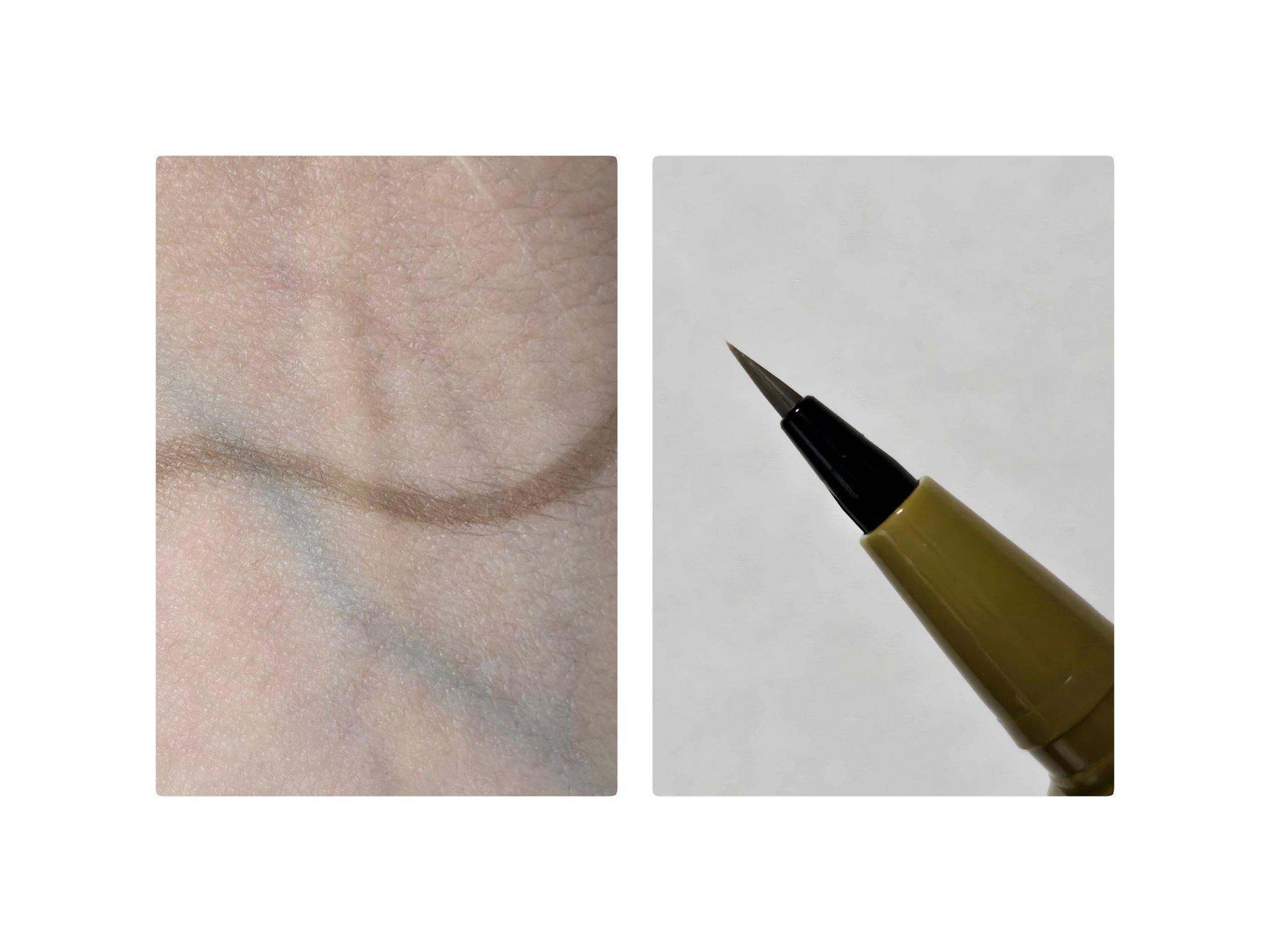 ベルベットアイブロウ/LUMIURGLAS/リキッドアイブロウを使ったクチコミ（2枚目）