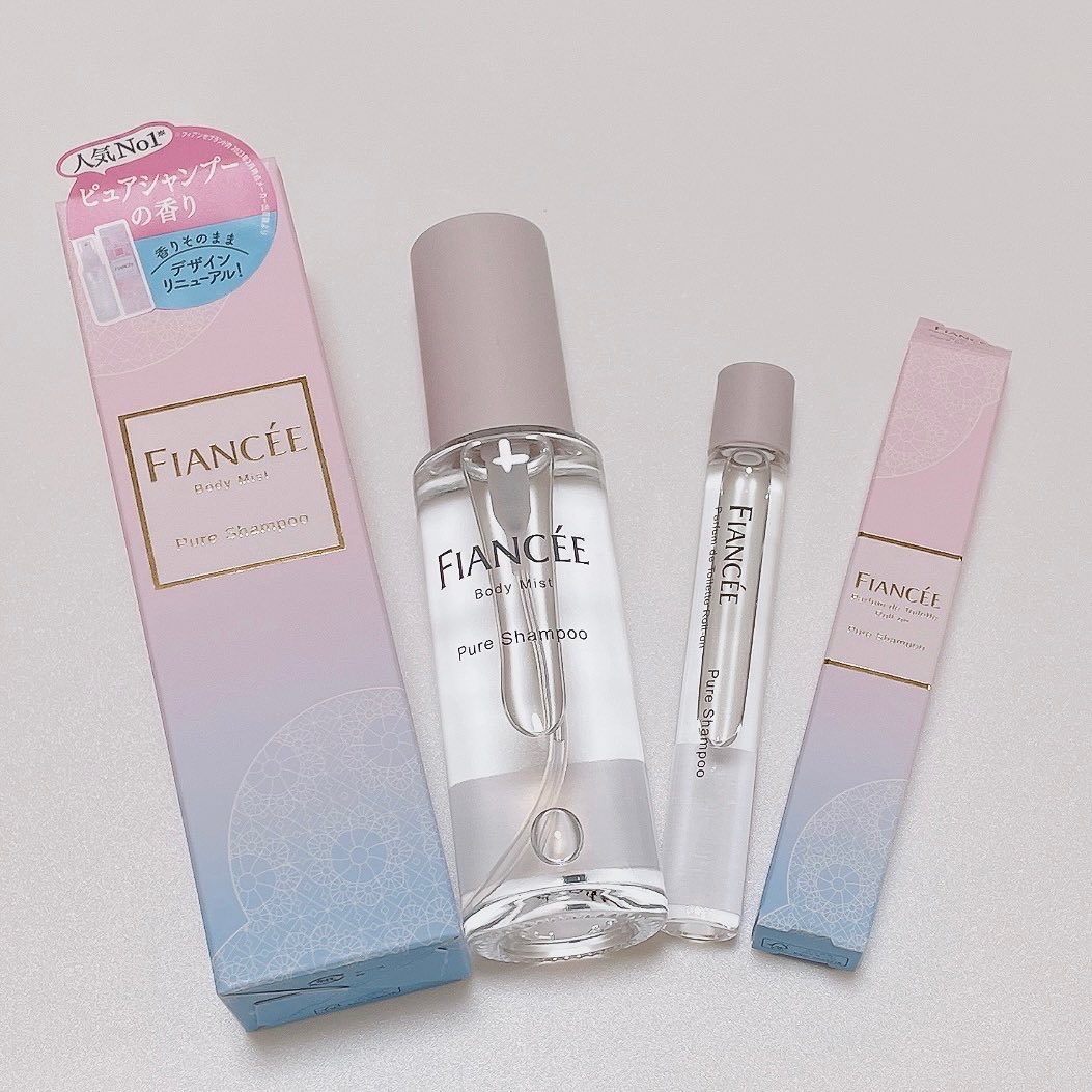 ボディミスト ピュアシャンプーの香り【パッケージリニューアル】/フィアンセ/香水(レディース)を使ったクチコミ（1枚目）