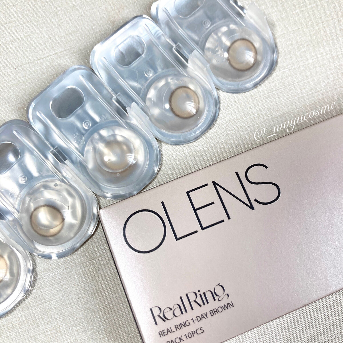 Real Ring 1day/OLENS/ワンデー（１DAY）カラコンを使ったクチコミ（3枚目）