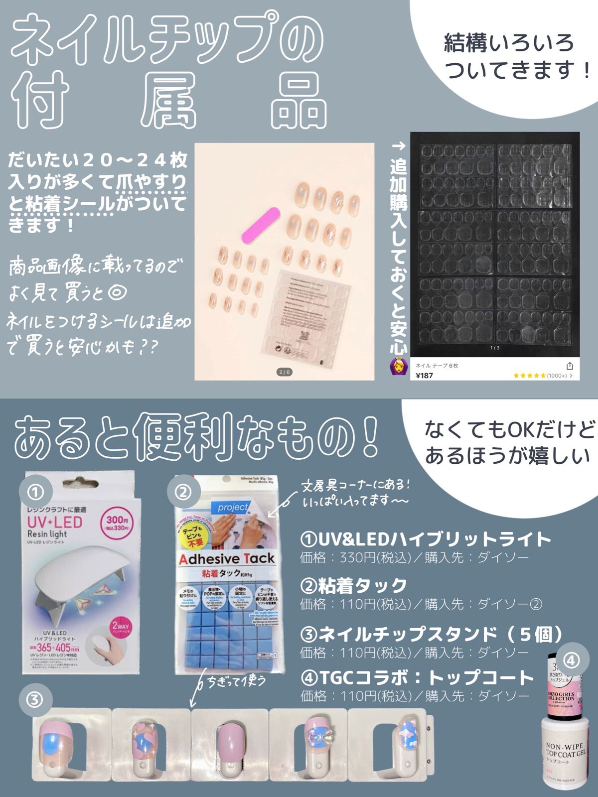 ネイルチップ/SHEIN/ネイルチップ・パーツを使ったクチコミ（3枚目）