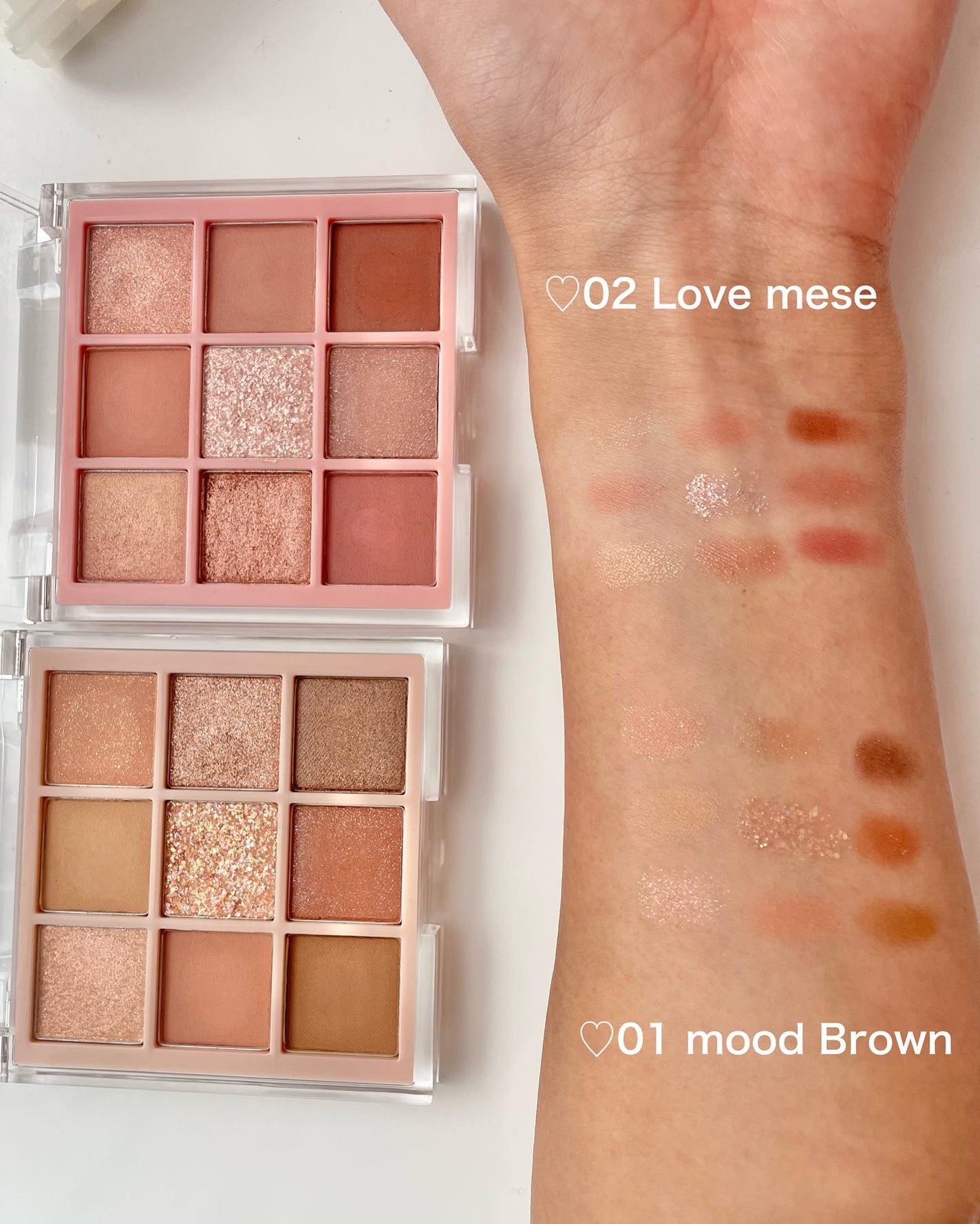 KEYBO FALL IN LOVE SHADOW PALETTE/keybo/アイシャドウパレットを使ったクチコミ(2枚目)