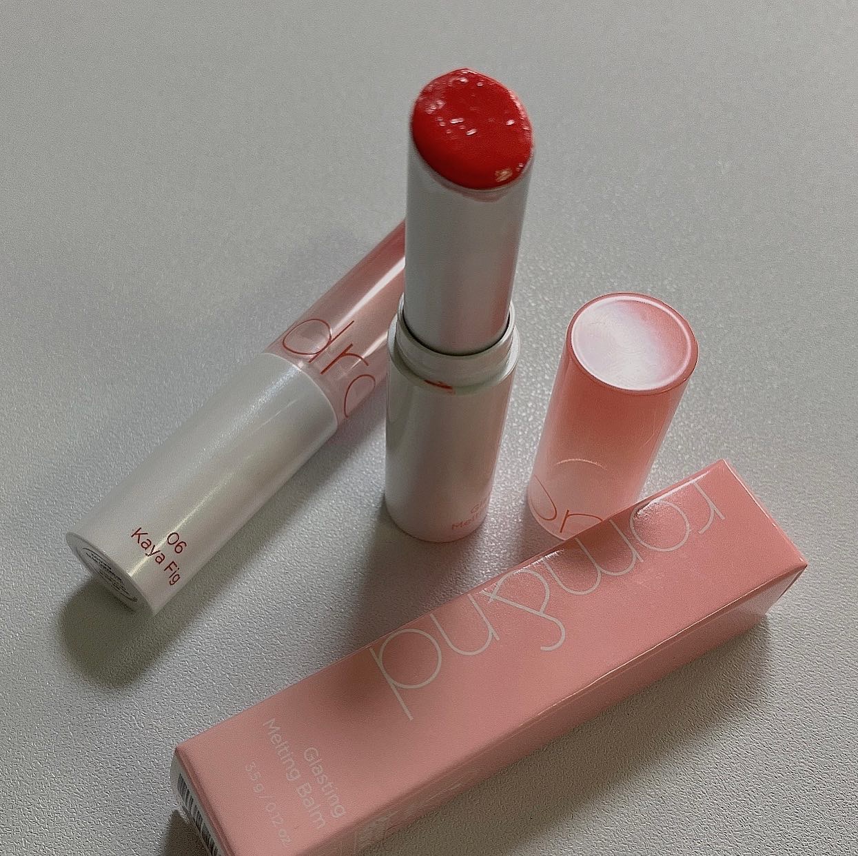 グラスティングメルティングバーム/rom&nd/リップバームを使ったクチコミ（1枚目）