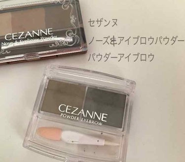 ノーズ＆アイブロウパウダー/CEZANNE/パウダーアイブロウを使ったクチコミ（1枚目）