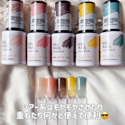 さっつん on LIPS 「ダイソー新色ジェルカラーチャート💖東京ガールズコレクションコラ..」(7枚目)