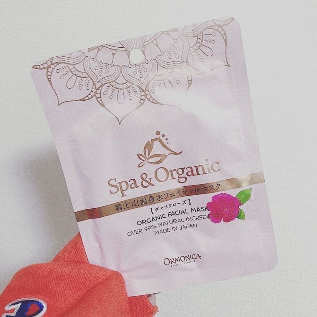 富士山温泉水フェイシャルマスク ダマスクローズ/ORMONICA/シートマスク・パックを使ったクチコミ(1枚目)