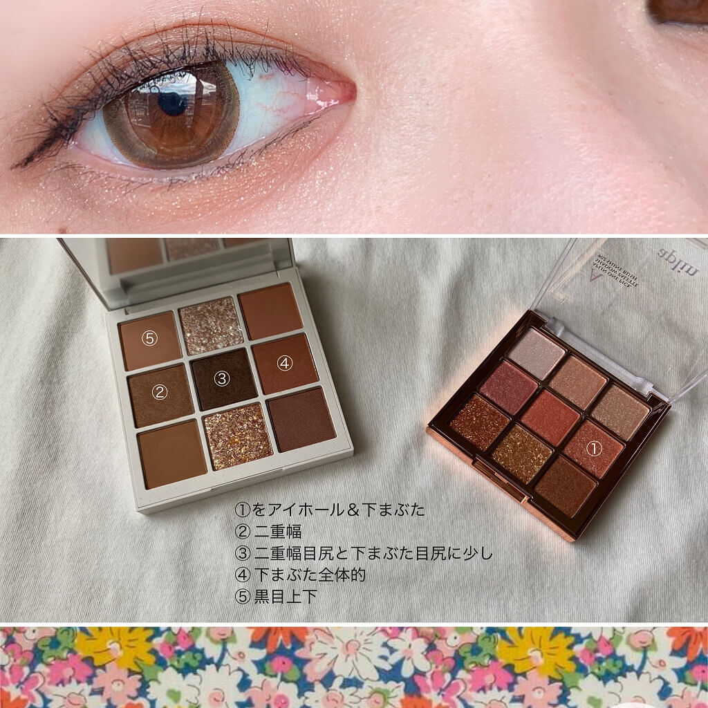 TERRAZZO Shadow palette/HOLIKA HOLIKA/アイシャドウパレットを使ったクチコミ（2枚目）
