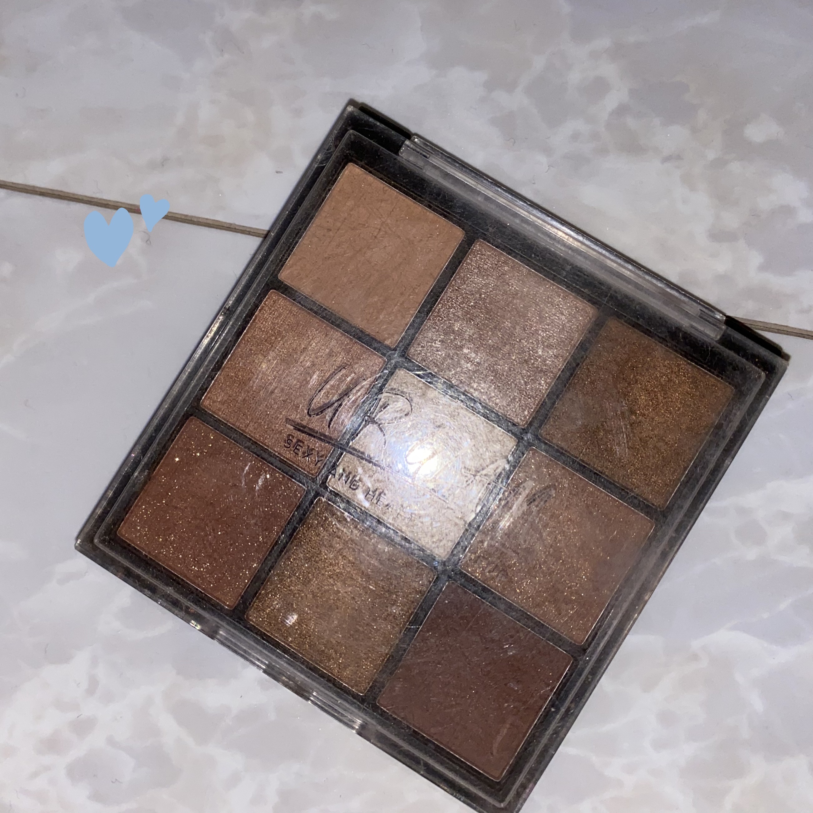 UR GLAM　BLOOMING EYE COLOR PALETTE/U R GLAM/アイシャドウパレットを使ったクチコミ（1枚目）