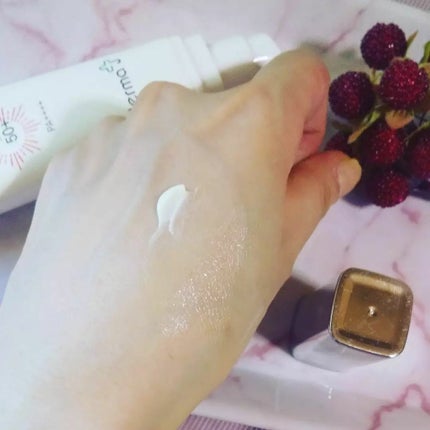 サンクリーム+/ DermaJ/日焼け止めクリームを使ったクチコミ(3枚目)