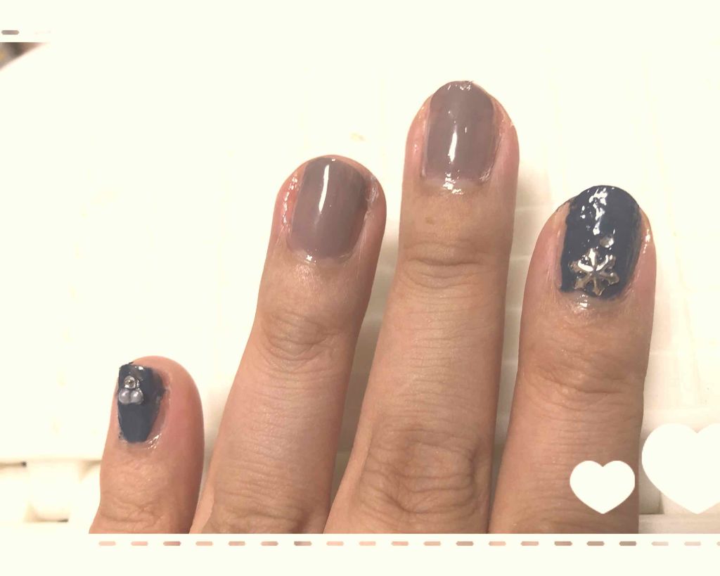 ネイルシール/セリア/ネイルシールを使ったクチコミ(2枚目)