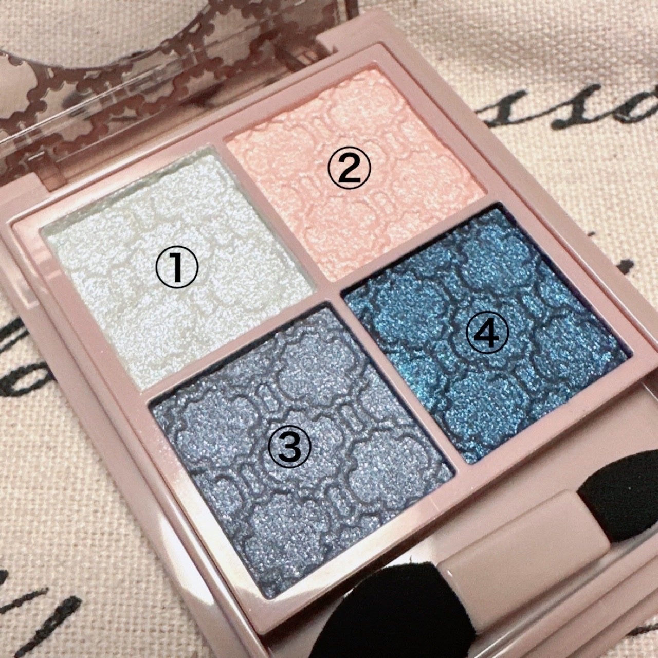 グロッシーリッチ アイズ N/Visée/アイシャドウパレットを使ったクチコミ(2枚目)