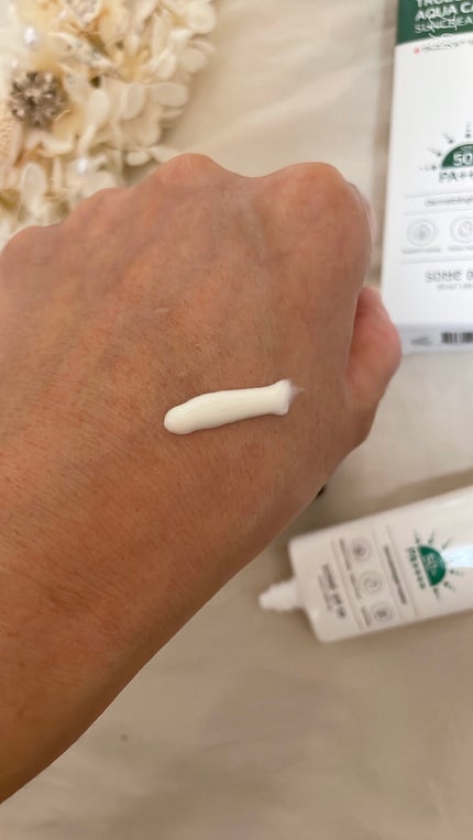 TRUECICA アクアカーミング日焼け止め/SOME BY MI/日焼け止めクリームを使ったクチコミ(3枚目)