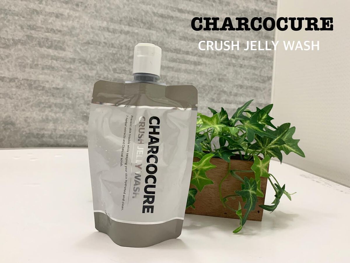 チャコキュア　クラッシュジェリーウォッシュ/山忠/その他洗顔料を使ったクチコミ（1枚目）