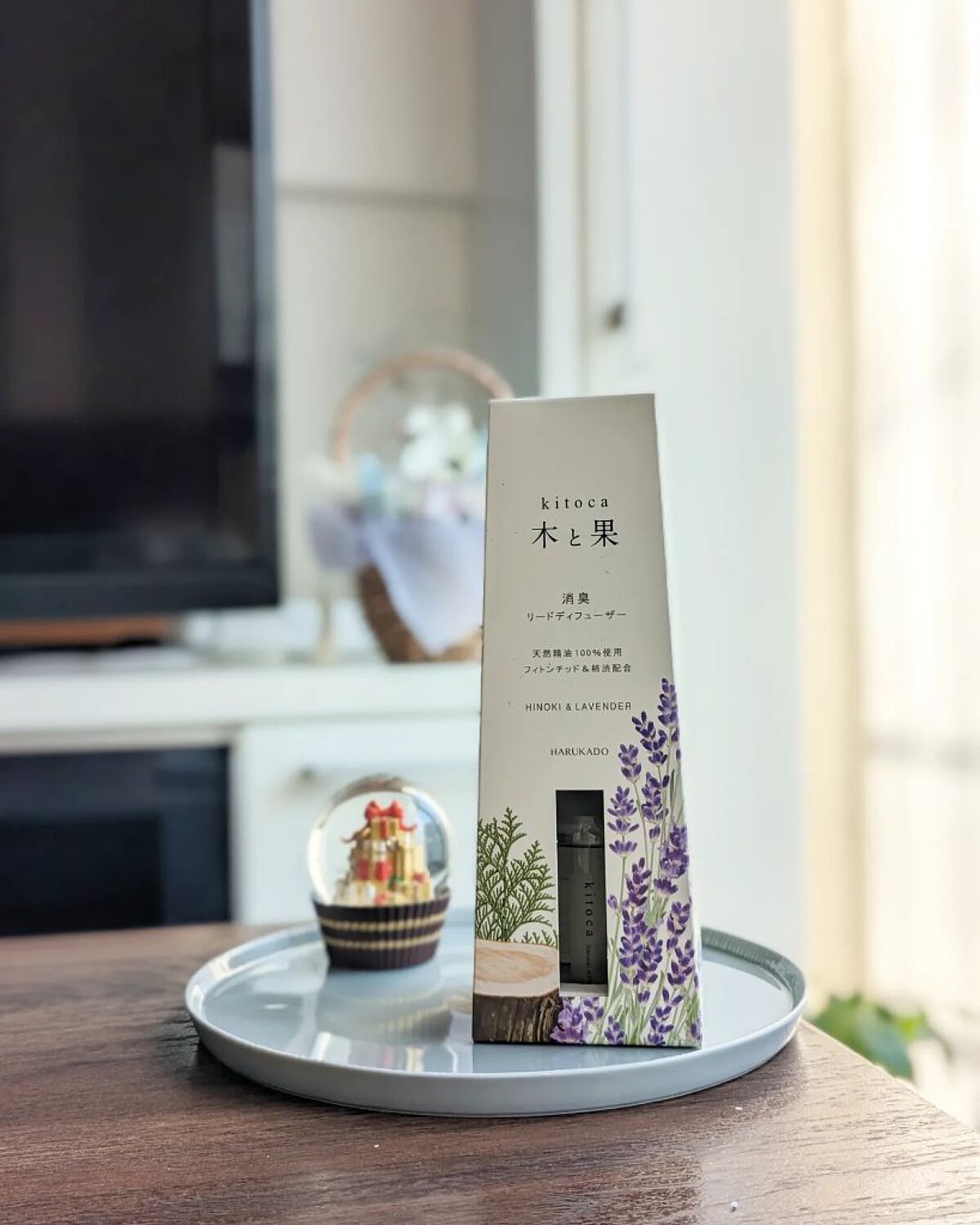消臭リードディフューザー/Kitoca　木と果/ルームフレグランスを使ったクチコミ（3枚目）
