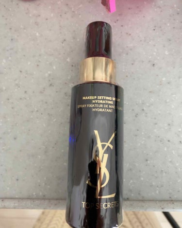 トップ シークレット セッティング グロウ スプレー/YVES SAINT LAURENT BEAUTE/ミスト状化粧水を使ったクチコミ（1枚目）