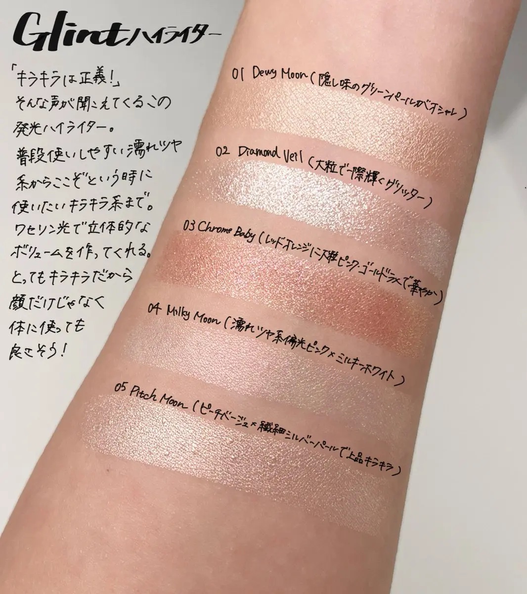 ハイライター/Glint/パウダーハイライトを使ったクチコミ（1枚目）