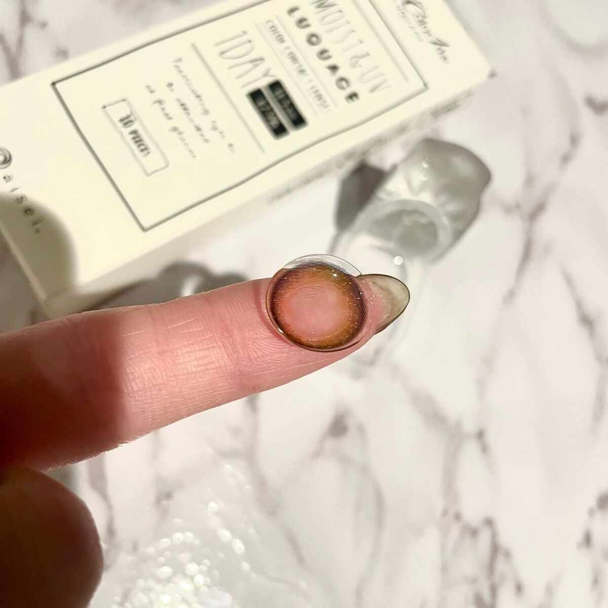 エバーカラーワンデー ルクアージュ/エバーカラー/ワンデー（１DAY）カラコンを使ったクチコミ（3枚目）