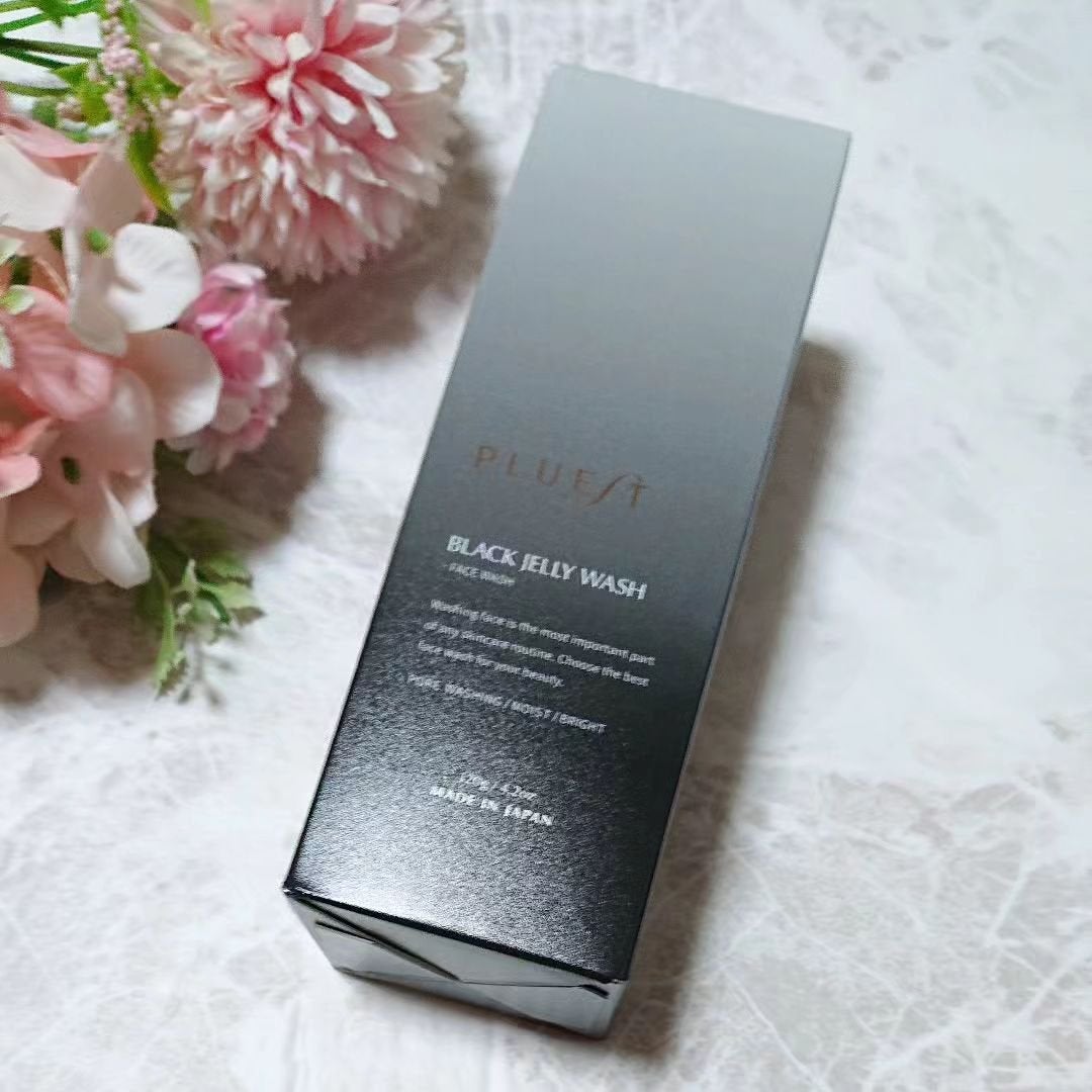 BLACK JELLY WASH(ブラックジェリーウォッシュ)/PLUEST/その他洗顔料を使ったクチコミ(2枚目)