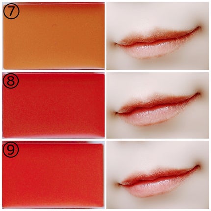 ソフトカラーリングリップパレット/wakemake/口紅を使ったクチコミ(8枚目)