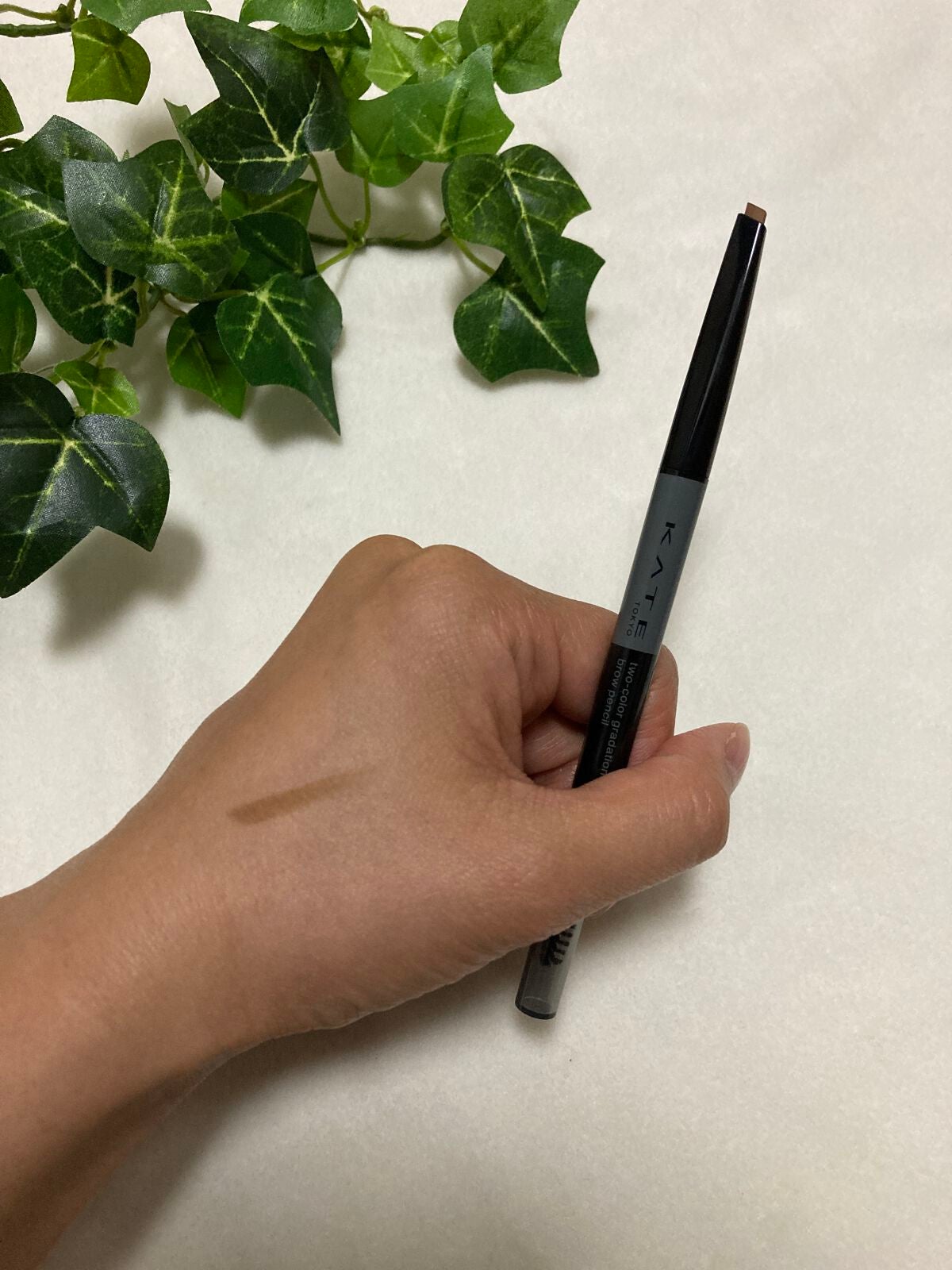 2カラーグラデーションブロウペンシル/KATE/アイブロウペンシルを使ったクチコミ(5枚目)