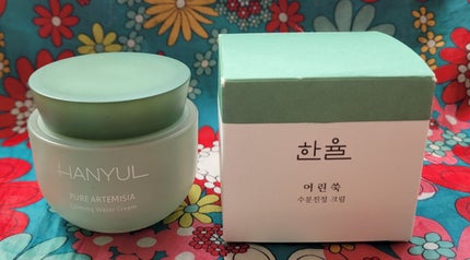 ピュアアルテミシア カーミングウォータークリーム/HANYUL(ハンユル)/フェイスクリームを使ったクチコミ(2枚目)