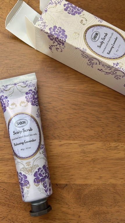 ヘッドスクラブ リラクシング(ラベンダー)/SABON/ヘッドスクラブを使ったクチコミ(1枚目)