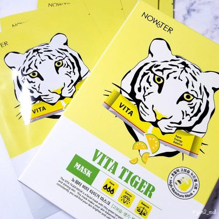 ビタタイガーマスク/NOWATER/シートマスク・パックを使ったクチコミ(5枚目)