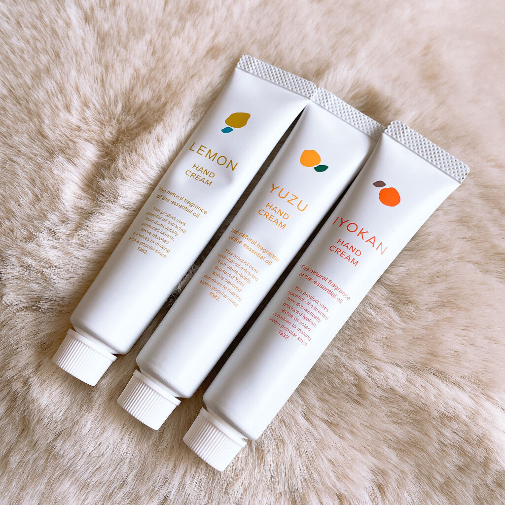 伊予柑ハンドクリーム/デイリーアロマジャパン/ハンドクリームを使ったクチコミ（1枚目）