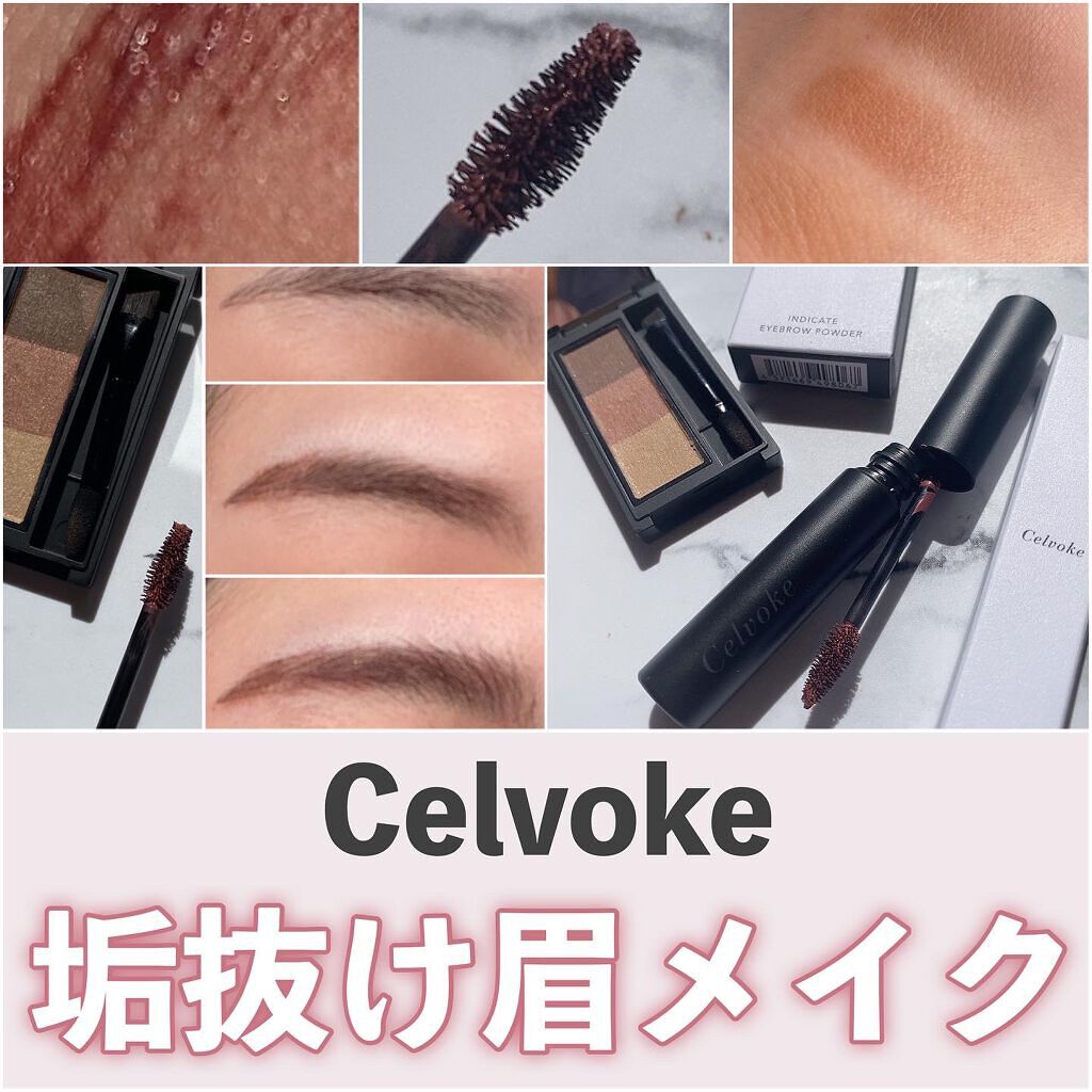 セルヴォーク インディケイトアイブロウパウダー/Celvoke/パウダーアイブロウを使ったクチコミ（1枚目）
