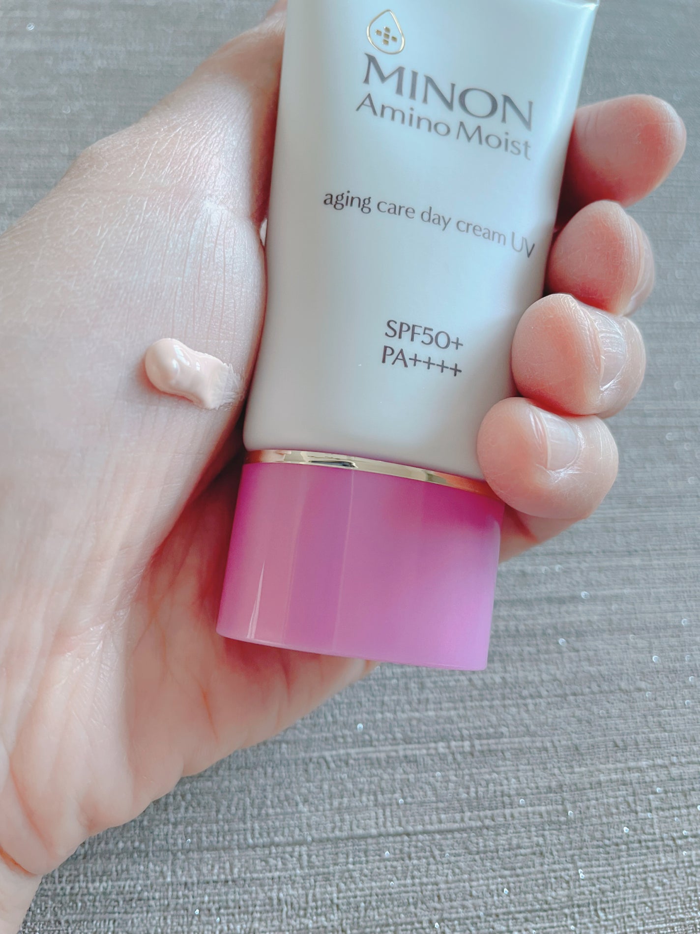 ミノン アミノモイスト エイジングケア デイクリームUV/ミノン/日焼け止めクリームを使ったクチコミ(1枚目)
