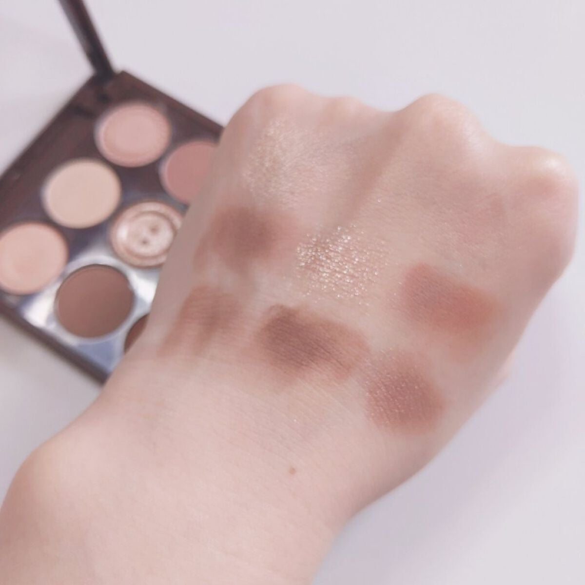 マイフェイブムードアイパレット 9カラー/HOLIKA HOLIKA/アイシャドウパレットを使ったクチコミ(5枚目)