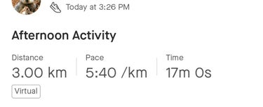 運動記録🏃🏼🏃🏼🏃🏼

週1、2走ったり走らなかったりしてたんですが、
肌のためにも意識してなるべく走るようにしたいと思います！

えいえいおー🤜