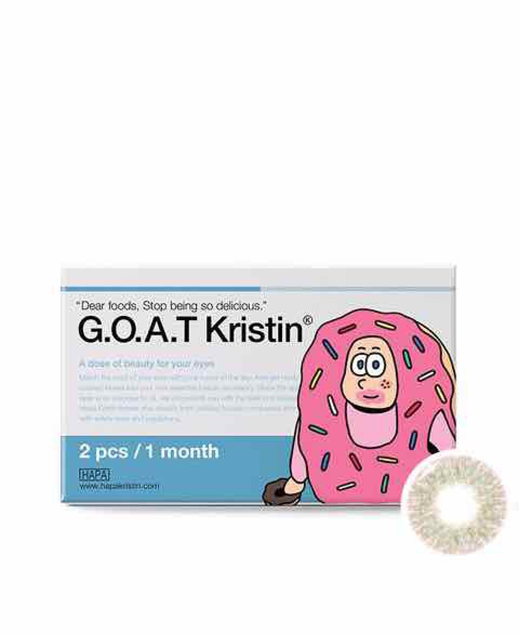 G.O.A.T Kristin/Hapa kristin/カラーコンタクトレンズを使ったクチコミ（3枚目）