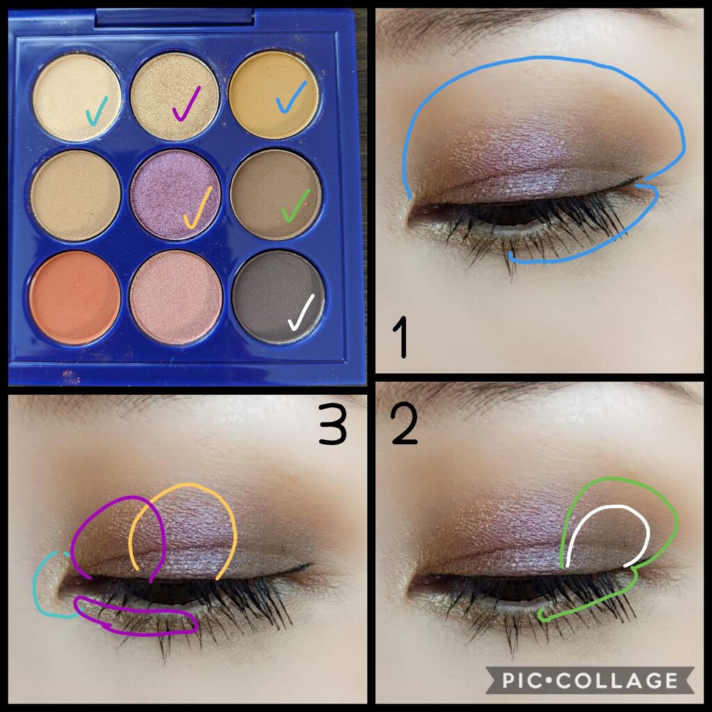 スモール アイシャドウ×9/M・A・C/アイシャドウパレットを使ったクチコミ（3枚目）