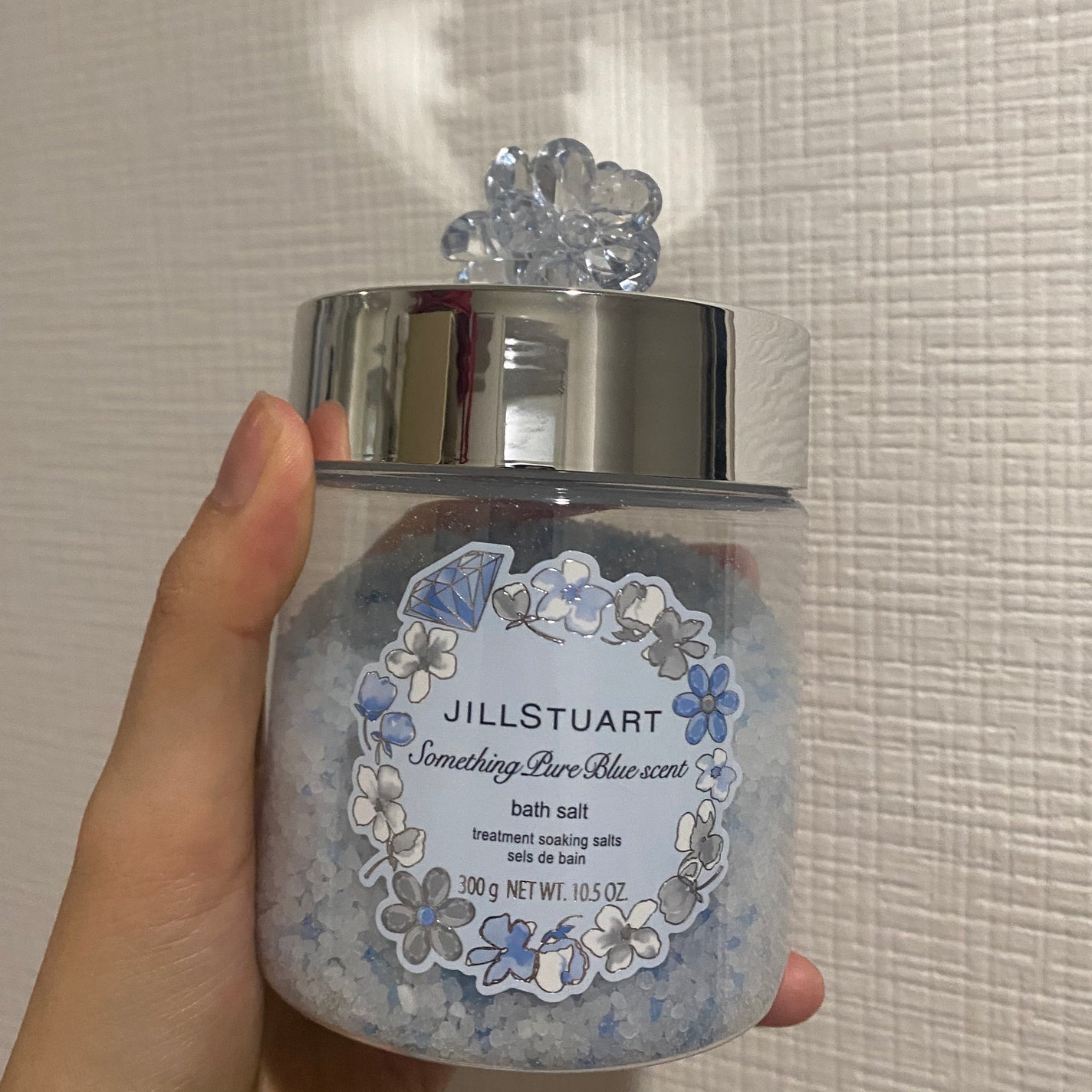 サムシングピュアブルー セント バスソルト/JILL STUART/無機塩系入浴剤を使ったクチコミ(1枚目)