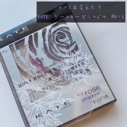ダークローズシャドウ/KATE/アイシャドウパレットを使ったクチコミ(1枚目)
