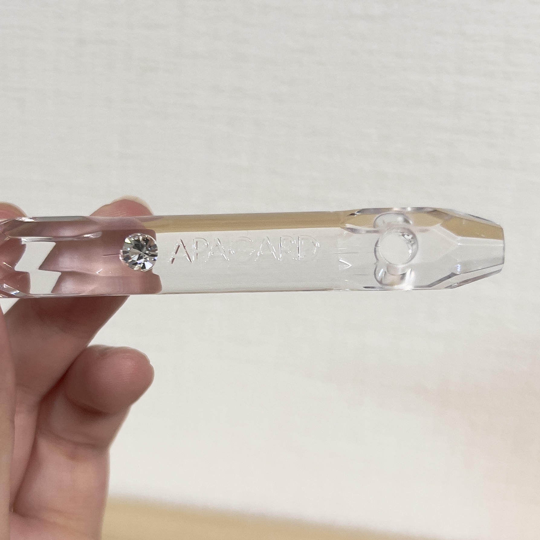 アパガードクリスタル歯ブラシ/アパガード/歯ブラシを使ったクチコミ（3枚目）