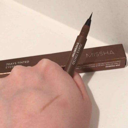 7DAYS ティンテッドアイブロウ/MISSHA/リキッドアイブロウを使ったクチコミ(2枚目)