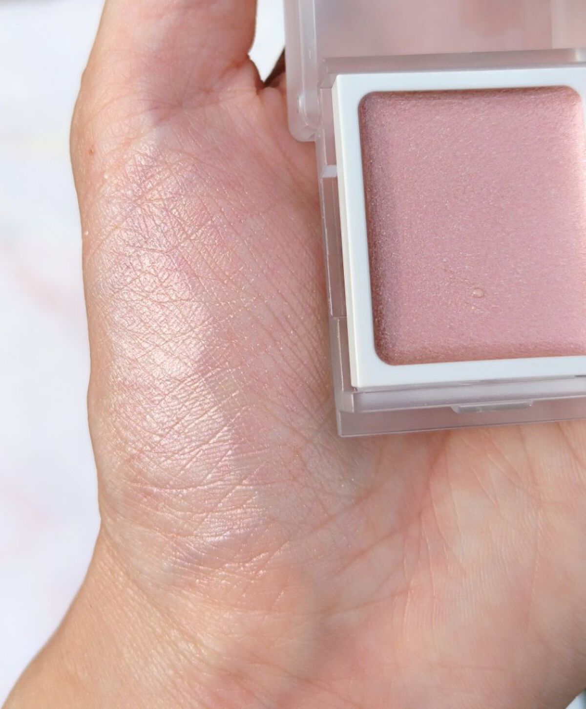 アイカラー　クリームタイプ ピンクベージュ/無印良品/ジェル・クリームアイシャドウを使ったクチコミ（3枚目）