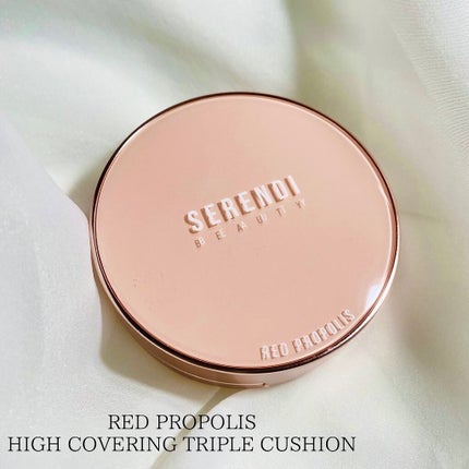 RED PROPOLIS HIGH COVERING TRIPLE CUSHION No.23/SERENDI BEAUTY/クッションファンデーションの画像