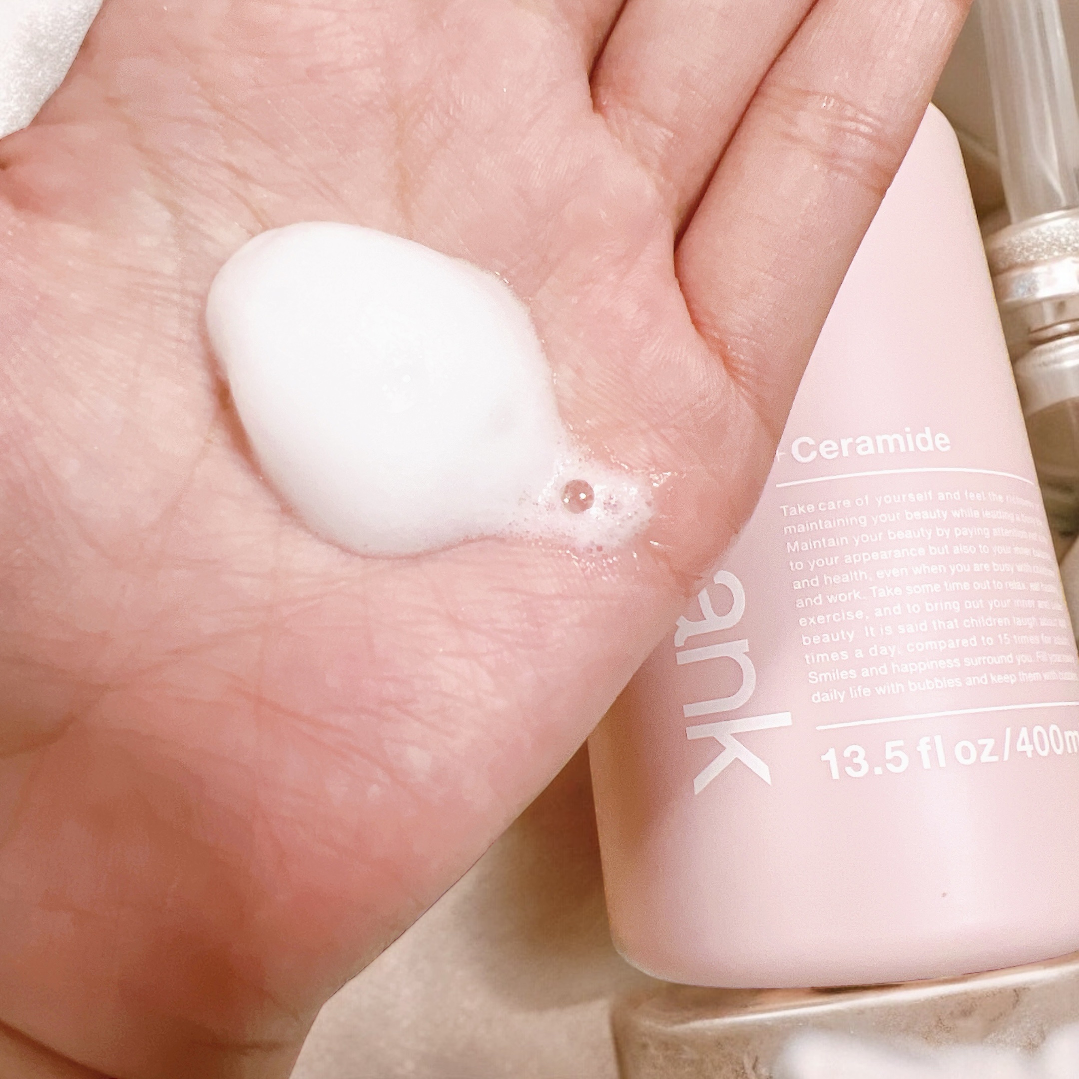 クリアバブルローション セラミド/aqua bank/化粧水を使ったクチコミ（3枚目）