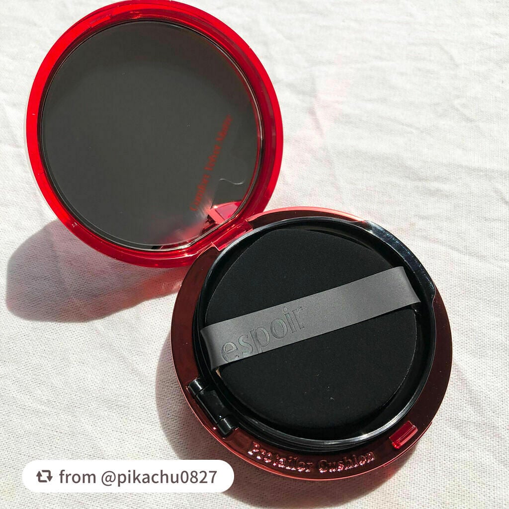 プロテーラービーベルベットカバークッション/espoir/クッションファンデーションを使ったクチコミ(3枚目)