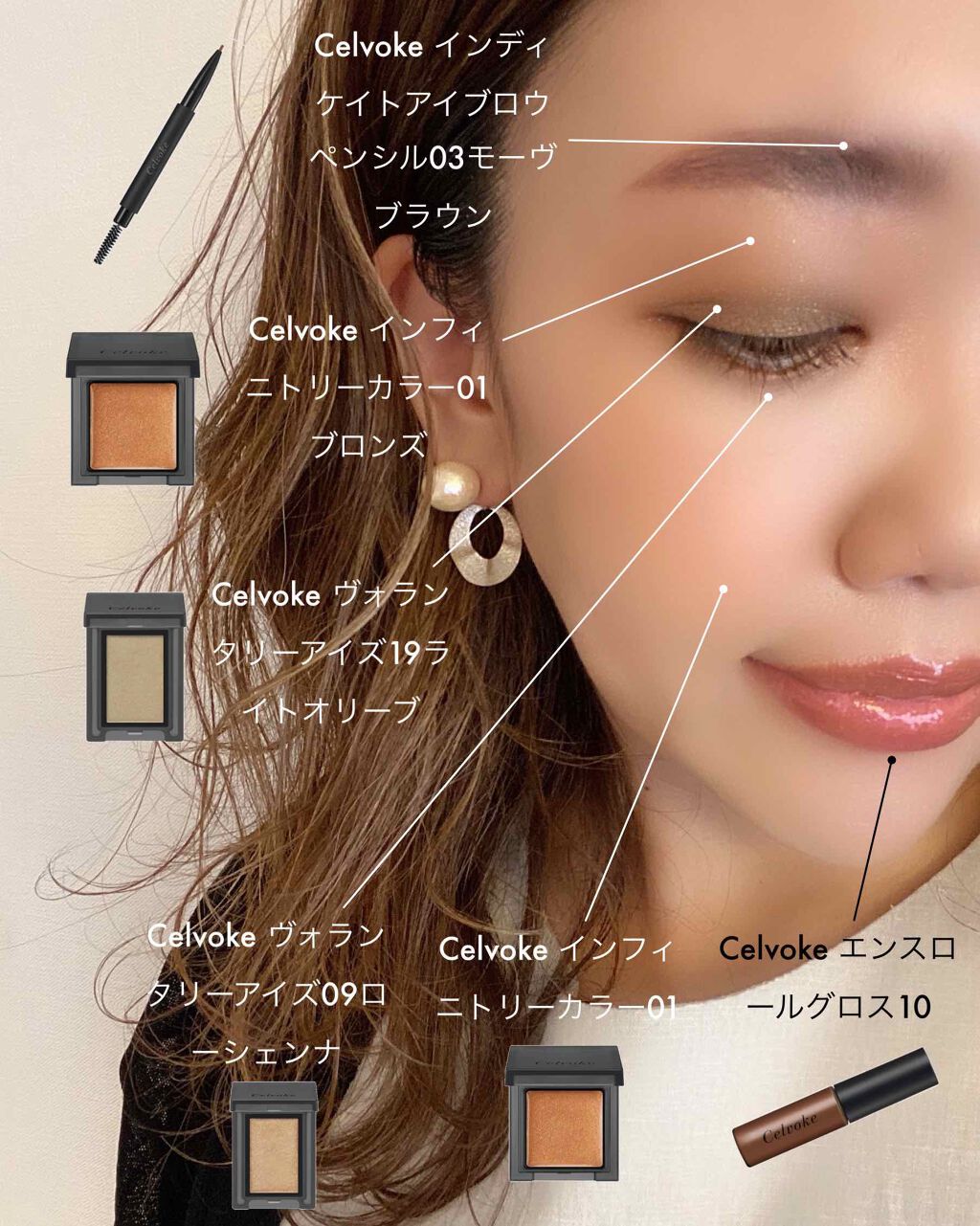 インディケイト アイブロウペンシル/Celvoke/アイブロウペンシルを使ったクチコミ(1枚目)
