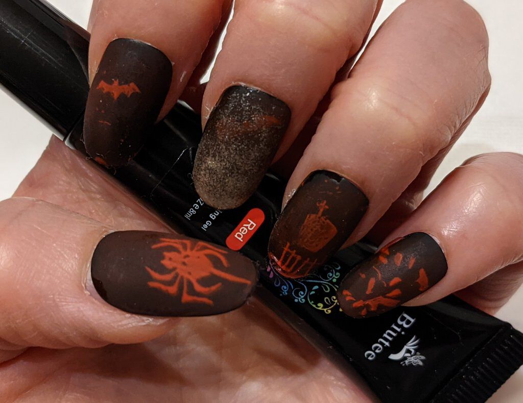 ジェルネイル（ライト対応）/セリア/ジェルネイルを使ったクチコミ（2枚目）