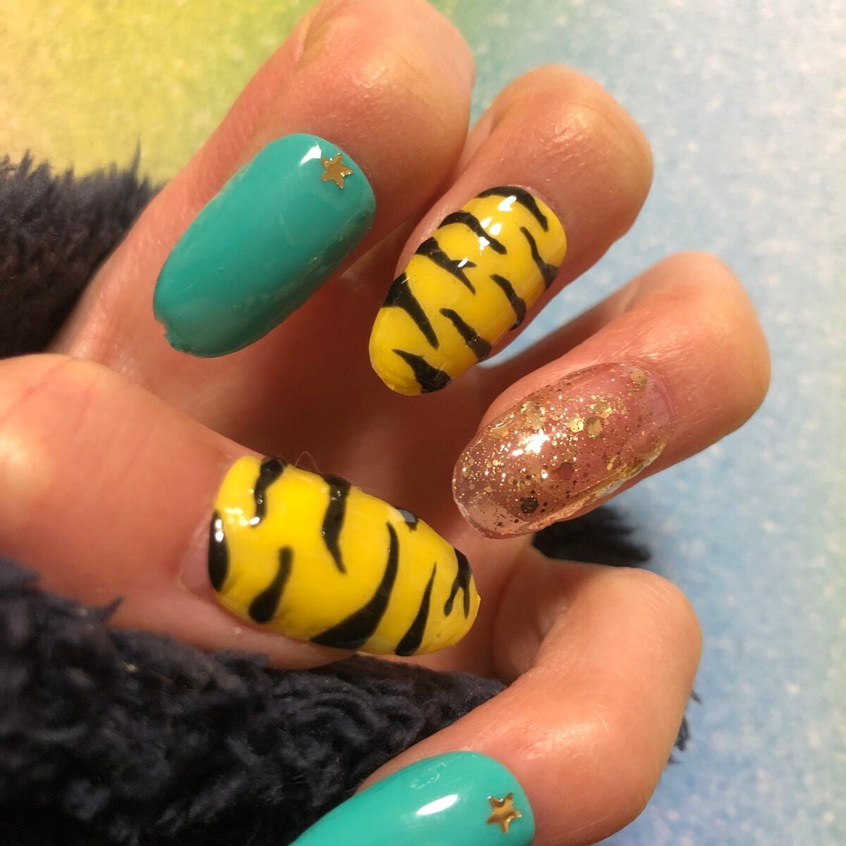 ジェルネイル(ライト対応)/セリア/ジェルネイルを使ったクチコミ(5枚目)